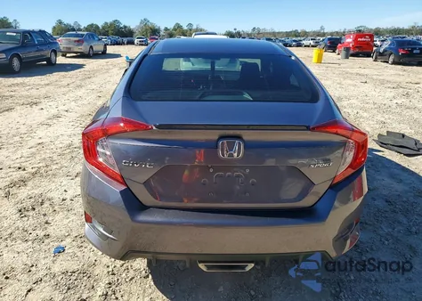 2020 Honda Civic Sport из США, поврежденный, VIN 19XFC2F81LE028542